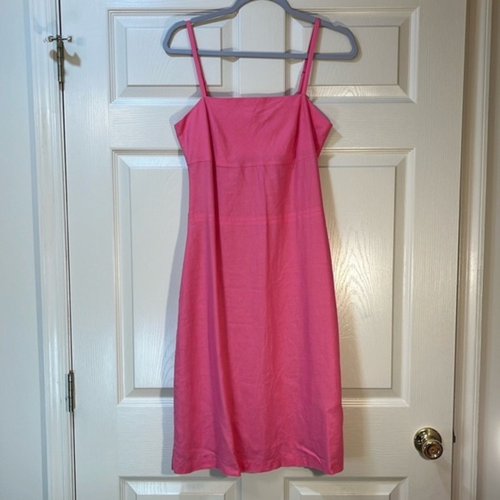 American Eagle Outfitters Cami dress linen/rayon mix Sz 6 excellent condition